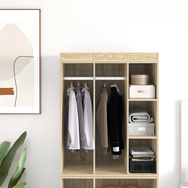 vidaXL Tige de placard 12 pcs Argent&eacute; 764 x 15 x 29 mm