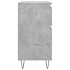vidaXL Buffet Gris béton 60x35x70 cm Bois d'ingénierie