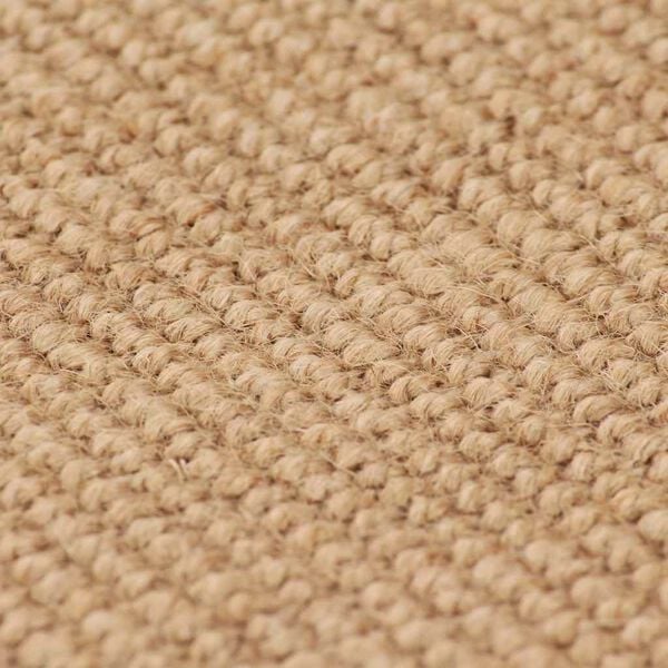 vidaXL Tapis en jute avec support en latex 80x160 cm Naturel