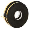 vidaXL Ruban adh&eacute;sif en mousse 2 pc Noir 15mm x 10m Mousse CR