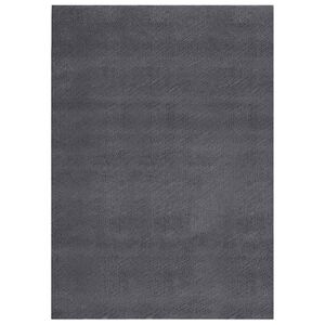 vidaXL Tapis shaggy doux lavable 160x230 cm Antid&eacute;rapant Anthracite