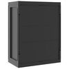 vidaXL Armoire de rangement d'ext&eacute;rieur noir 65x37x85 cm PP