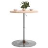 vidaXL Table de bar Ø60x90,5 cm bois massif de chêne