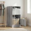 vidaXL Armoire &agrave; Laver avec stockage Gris Sonoma Bois d'ing&eacute;nierie