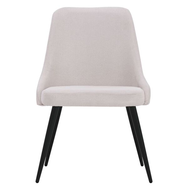 vidaXL Chaises &agrave; manger lot de 6 cr&egrave;me tissu