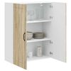 vidaXL Armoire de cuisine Lucca Ch&ecirc;ne Sonoma 80 x 31 x 100 cm