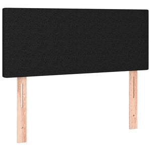 vidaXL T&ecirc;te de lit Noir 90x5x78/88 cm Tissu