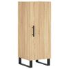 vidaXL Buffet haut Ch&ecirc;ne sonoma 34,5x34x180 cm Bois d'ing&eacute;nierie