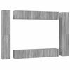 vidaXL Ensemble de meubles TV 10 pcs Sonoma gris Bois d'ing&eacute;nierie