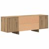 vidaXL Meuble TV ch&ecirc;ne artisanal 120x30x40,5 cm bois d'ing&eacute;nierie