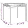 vidaXL Ensemble à manger de jardin avec coussins 5pcs Beige poly rotin