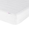 vidaXL Cadre de lit d'angle avec matelas Rose 90 x 190 cm Velours