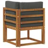 vidaXL Canap&eacute; d'angle ext&eacute;rieur Bois d'Acacia Massif