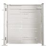 vidaXL Portail de jardin 100 x 100 cm en acier inoxydable