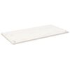 vidaXL Dessus de bureau blanc 100x50x2,5 cm bois massif de pin