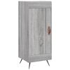 vidaXL Buffet haut Sonoma gris 34,5x34x180 cm Bois d'ing&eacute;nierie
