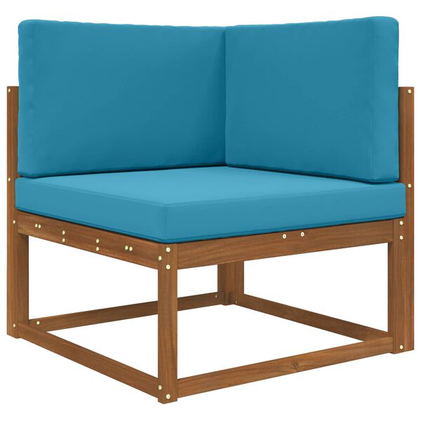 vidaXL Coussin de canap&eacute; d'ext&eacute;rieur 3 pcs Bleu royal Polyester