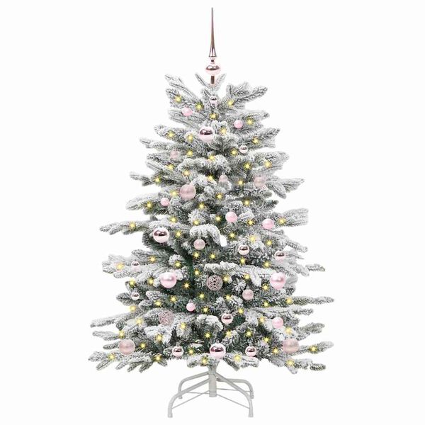 vidaXL Sapin de No&euml;l Artificiel &agrave; Branches Articul&eacute;es Blanc 120 cm