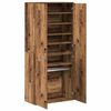 vidaXL Haut de Mobilier Bois Ancien 80 x 39 x 178 cm Bois d'ing&eacute;nierie