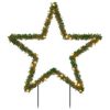 vidaXL D&eacute;coration lumineuse &eacute;toile de No&euml;l avec piquets 80 LED 60 cm