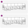 vidaXL Ensemble de canap&eacute;s d'ext&eacute;rieur 7 pcs Naturel et Beige