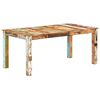 vidaXL Table de salle &agrave; manger Bois de r&eacute;cup&eacute;ration solide 180x90x76cm