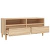 vidaXL Meuble TV chêne sonoma 100x34,5x44,5 cm bois d'ingénierie