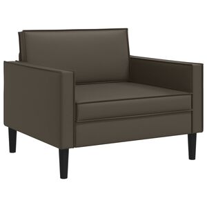 vidaXL Fauteuil XL Marron Simili cuir
