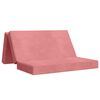 vidaXL Canap&eacute;-lit pliable 160 x 67 x 45 cm Rose