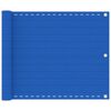 vidaXL &Eacute;cran de balcon Bleu 75x300 cm PEHD