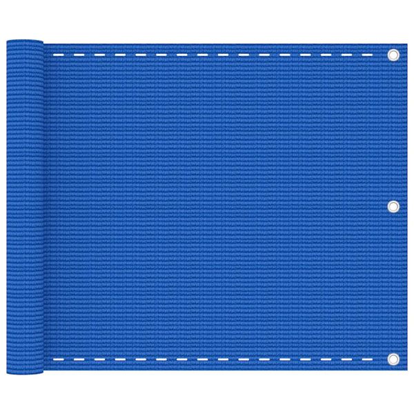 vidaXL &Eacute;cran de balcon Bleu 75x300 cm PEHD
