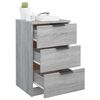 vidaXL Table de chevet Sonoma gris 40x36x65 cm