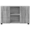 vidaXL Buffet Gris Sonoma 88,5 x 30,5 x 55,5 cm Bois d'ing&eacute;nierie