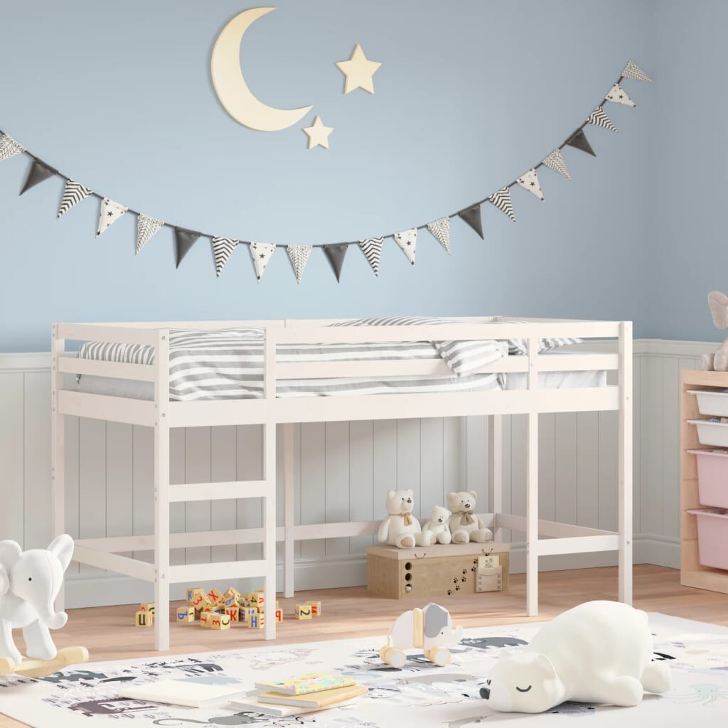 vidaXL Lit mezzanine d'enfants sans matelas avec échelle 90x190 cm