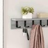 vidaXL Porte-manteau mural Gris Sonoma 60 x 10,5 x 10,5 cm