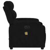 vidaXL Fauteuil inclinable de massage &eacute;lectrique noir velours