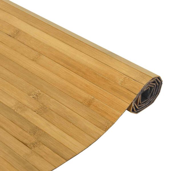 vidaXL Tapis rectangulaire naturel 100x300 cm bambou