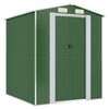 vidaXL Abri de jardin Vert 192x191x223 cm Acier galvanis&eacute;