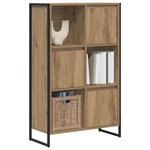 vidaXL Biblioth&egrave;que Ch&ecirc;ne artisan 68 x 30 x 108.5 cm Bois d'ing&eacute;nierie