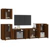 vidaXL Ensemble de meubles TV 5 pcs Ch&ecirc;ne marron Bois d'ing&eacute;nierie