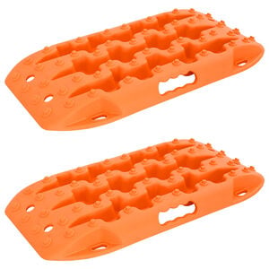 vidaXL Planche de traction 2 pc Orange 57,5 x 30,5 x 5,5 cm