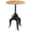 vidaXL Table de bar Bois de manguier massif 75x(76-110) cm