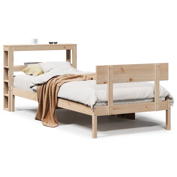 vidaXL Cadre de lit sans matelas 90x200 cm bois de pin massif