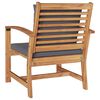 vidaXL Chaises de jardin 2 pcs Naturel 60 x 65 x 76.5 cm
