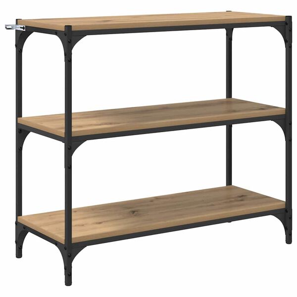 vidaXL Biblioth&egrave;que Ch&ecirc;ne artisanal 80 x 33 x 70,5 cm