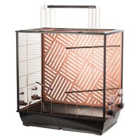 FLAMINGO Cage à perruches Siri 78x48x81,5-100 cm Cuivre
