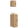 vidaXL Armoires garage 2 pcs ch&ecirc;ne artisanal bois d'ing&eacute;nierie