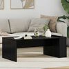 vidaXL Table basse Ch&ecirc;ne noir 95 x 50 x 34 cm Bois d'ing&eacute;nierie