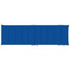 vidaXL Chaise longue de jardin avec coussin Bois d'acacia solide