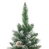 vidaXL Sapin de No&euml;l artificiel mince avec support 240 cm PVC